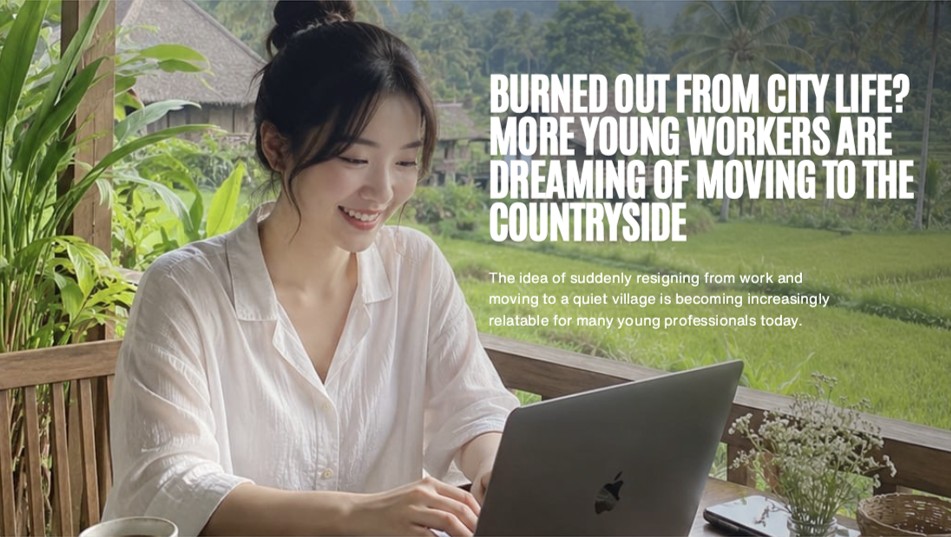More Young Workers Are Dreaming of Moving to the Countryside