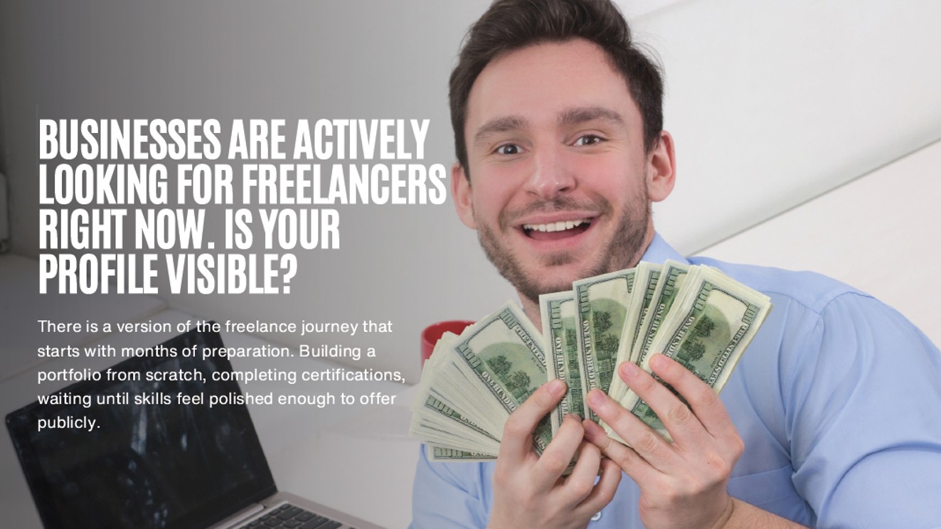 Is your freelancing profile visible?